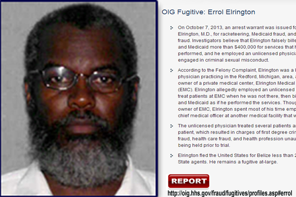 Dr. Errol Elrington’s license suspended by Michigan authorities