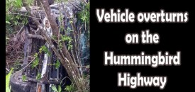 Football players injured in accident on the Hummingbird Highway
