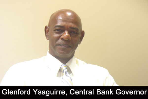 Glenford Ysaguirre, Central Bank Governor