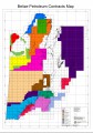 belize petroleum map 1