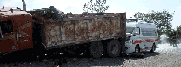 ajc---Dump-truck-and-Ambula
