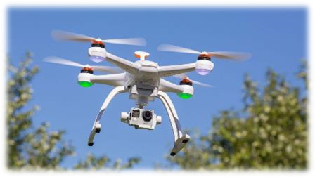 drone used to monitor sugar cane harvesting