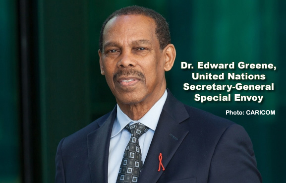 Dr. Edward Greene, United Nations Secretary-General Special Envoy for HIV in the Caribbean
