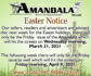 Amandala easter notice -web 2021